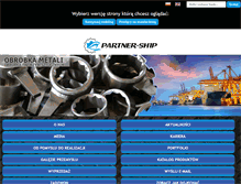 Tablet Screenshot of partner-ship.pl